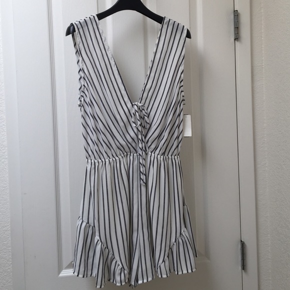 Striped Romper NWT