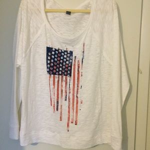 American Flag Lightweight Burnout