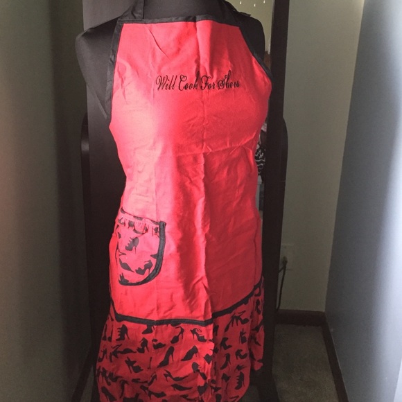 "Will Cook for Shoes" apron