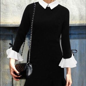 Black and white dress