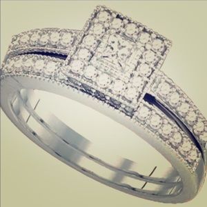 .55ct tw Diamond Bridal Set in 10kt