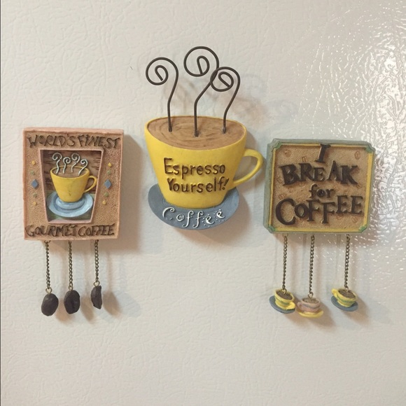 Accessories - ☕️Three really cute coffee magnets☕️