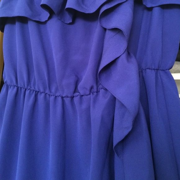 Walter blue Tube Ruffle Dress - Picture 2 of 3