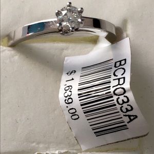 New Women's Ring 1/3 CTW Diamond 14 White Gold