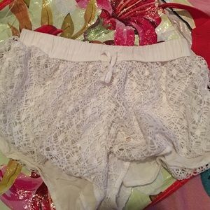 Cute summer lacy shorts