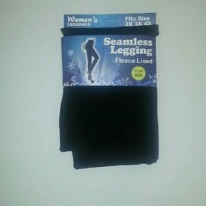 🆕Plus Size Seamless Fleece Lined Black Legging
