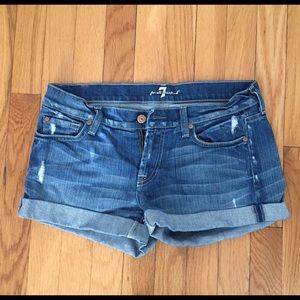 7 For All Mankind jean shorts-Size 29