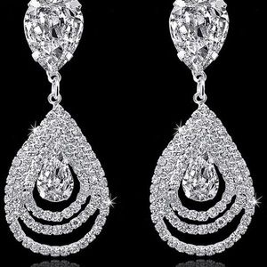 Sparkly Beautiful Wedding Earrings