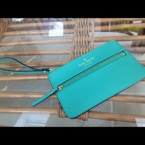 Kate Spade Teal Wristlet
