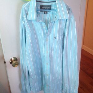 Men's Abercrombie & Fitch Size L Button Down Shirt