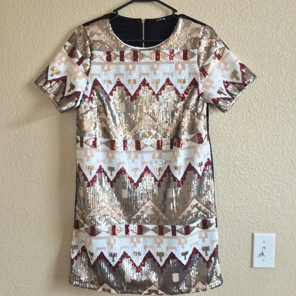 Super Cute Tribal Sequined Dress!!