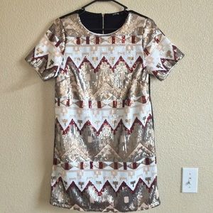 Super Cute Tribal Sequined Dress!!