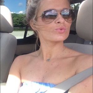 Ray Ban light brown gradient aviators