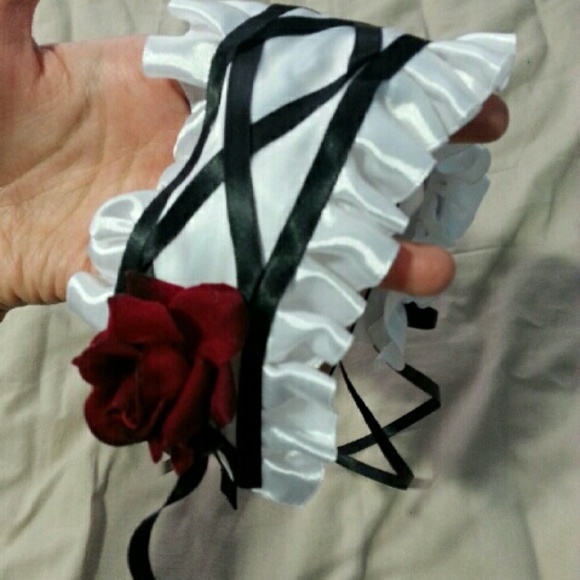 Maid/Lolita Red Rose Headband Headdress