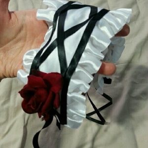 Maid/Lolita Red Rose Headband Headdress