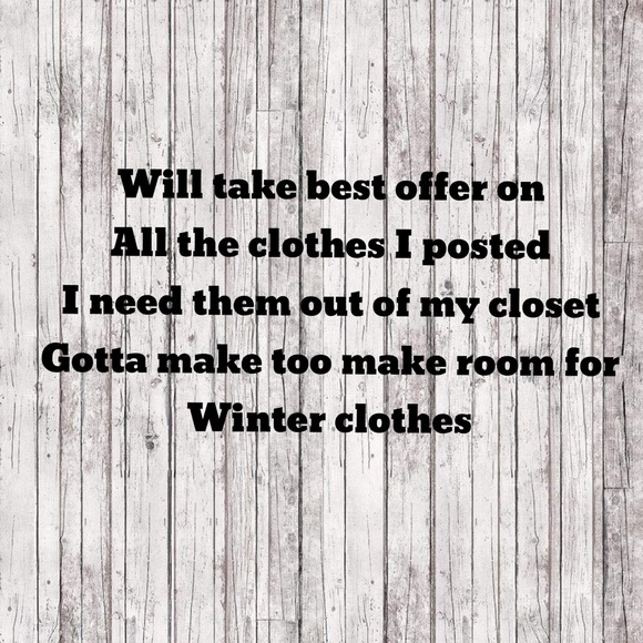 Will take best offers