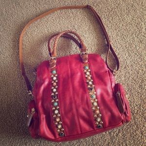 Red Crossbody Purse Like New