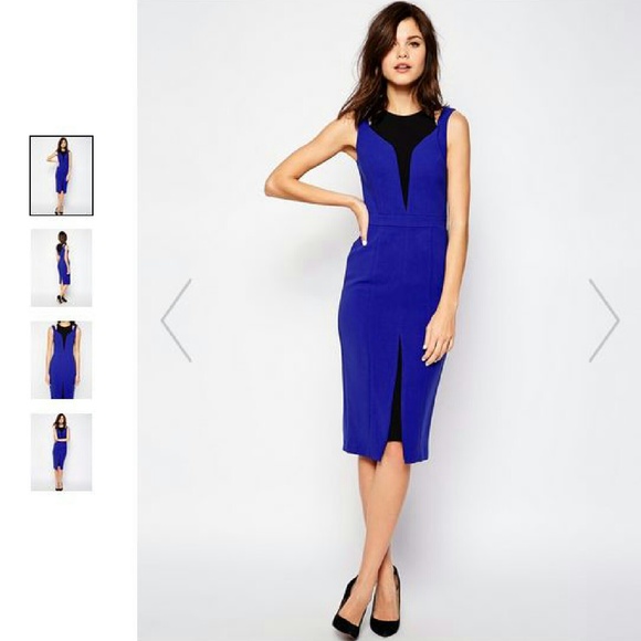 warehouse bodycon dress