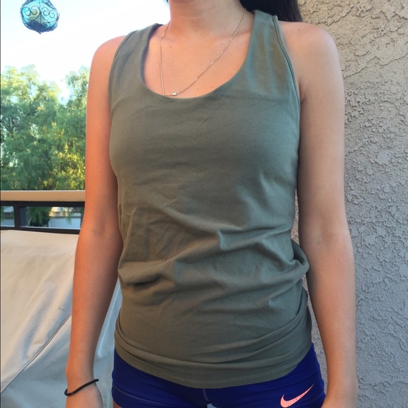 Olive yoga tank