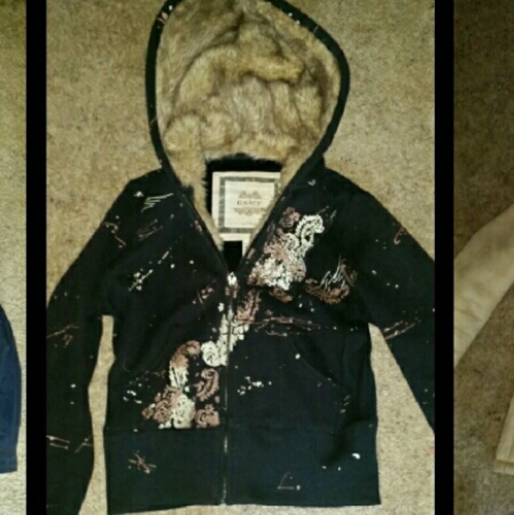 Esley (faux) fur lined coat