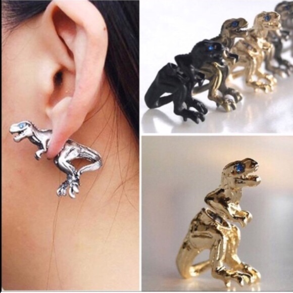 Jewelry - HOST PICK⭐️T. Rex Double Side Earrings