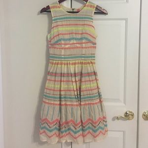 NEW Anthropolgie Sunglow Stripes Dress Sz 0