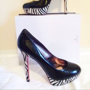 PINK Bottom Paris Hilton Pumps