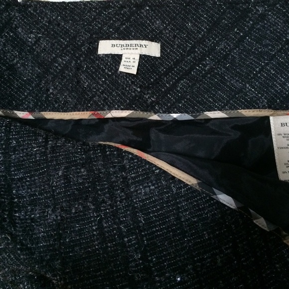 Wool Burberry skirt