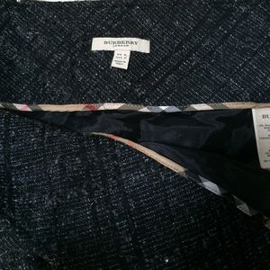 Wool Burberry skirt
