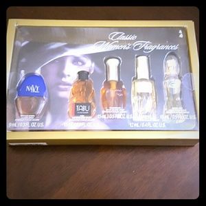 5 mini women's fragrances