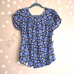 💙 Polka Dot Flowy Dress Shirt 💙