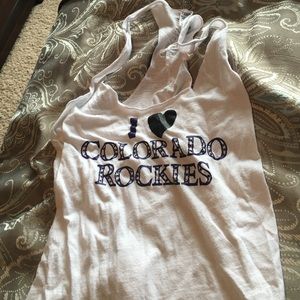 Pink Rockies tank