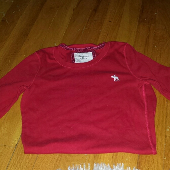 Red long sleeve shirt