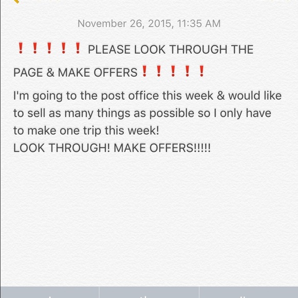 LOOK THROUGH MY PAGE & BUY BUY BUY!