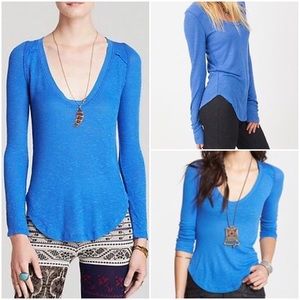 FREE PEOPLE 'Layering Me' Long Sleeve Thermal Tee