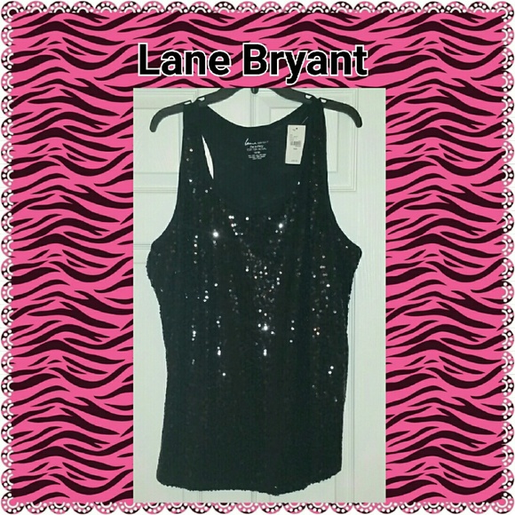 Black Sequins Tank Top