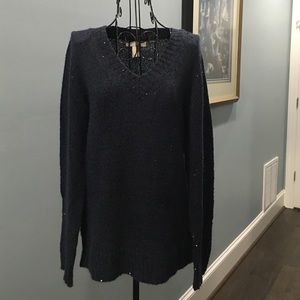 Navy & Black Sparkling Sweater.
