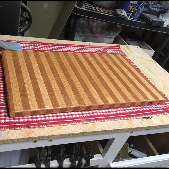 Red oak edge/end grain cutting board