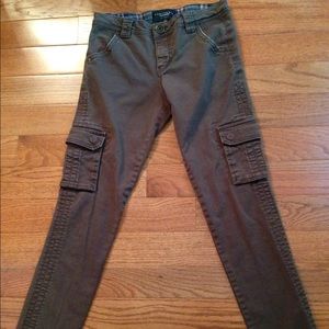 Sanctuary Skinny Cargos Army Green