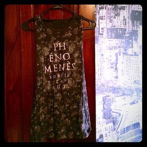 Flower Frech Urban Outfitters Sleeveless Tank Top