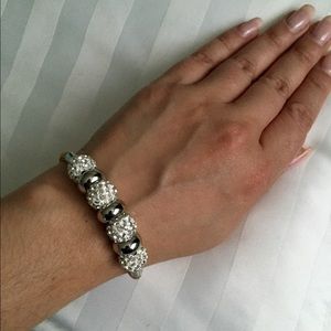 Austrian Crystal bracelet on stainless steel
