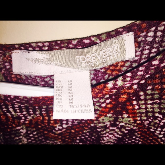 Forever 21 Multicolored Top - Picture 3 of 4