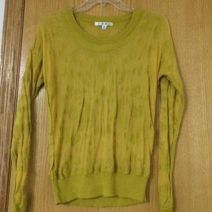 CAbi mustard lightweight sweater
