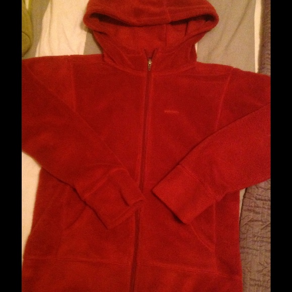 Patagonia full zip - burnt orange/red