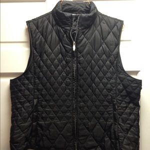 Coldwater Creek vest. XL. Dark chocolate brown.