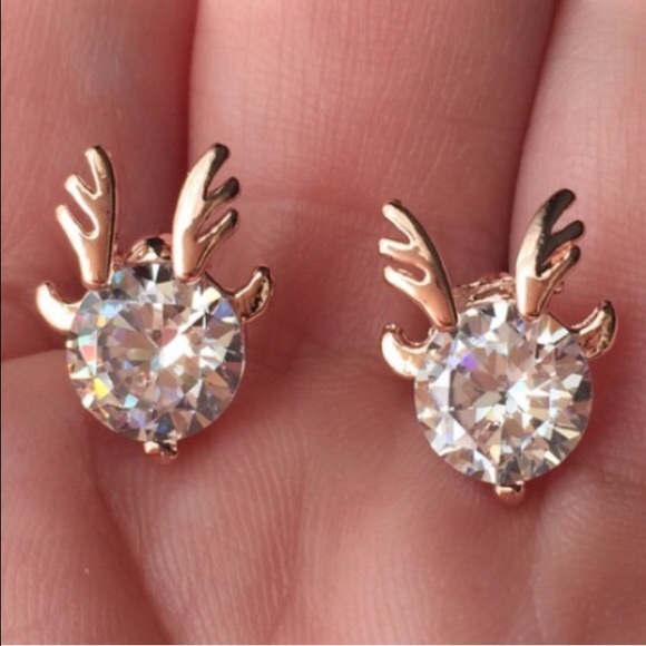 Jewelry - 2/$15 Antlered Crystals Earrings
