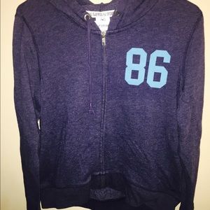 Navy blue Victoria's Secret PINK zip-up jacket