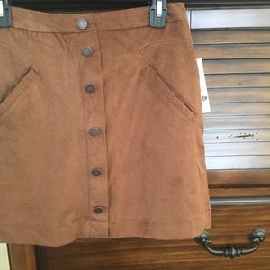 NWT Button Front Skirt