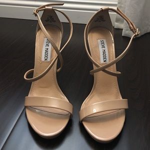 Steve Madden Nude Strappy Heels