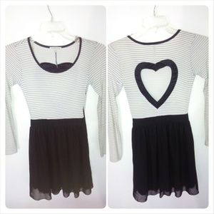 A cute long sleeve skater dress